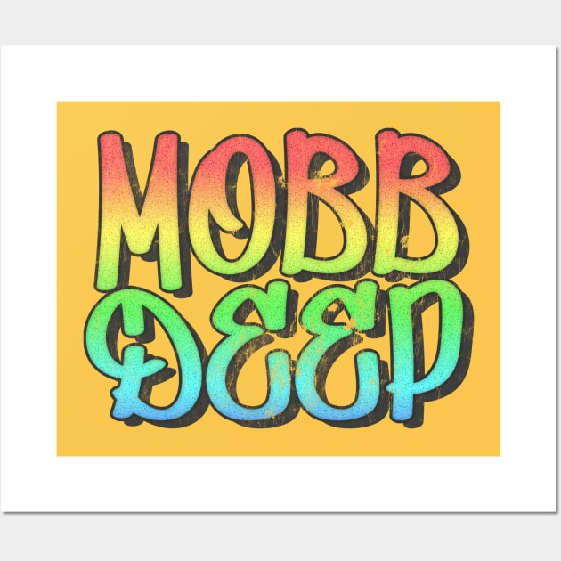 Mobb Deep //// Hip Hop Typography Design Wall Art by DankFutura